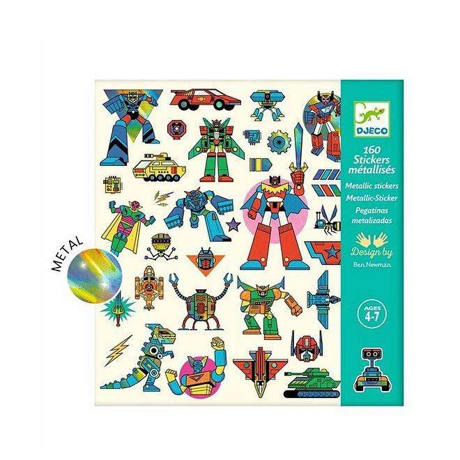 Robots Sticker Book 160 pcs