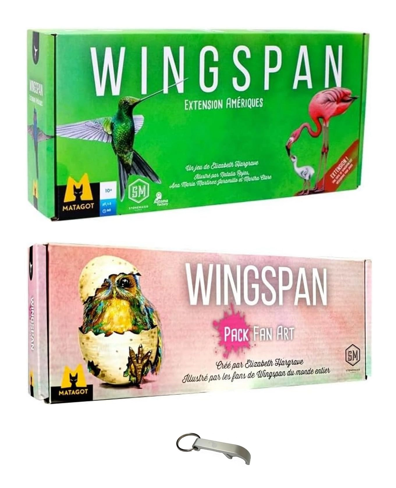 Blumie Shop Wingspan Americas Expansion + Fan Art Pack (French) + Decap