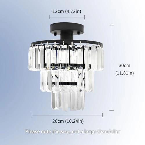 Modern Crystal Ceiling Light