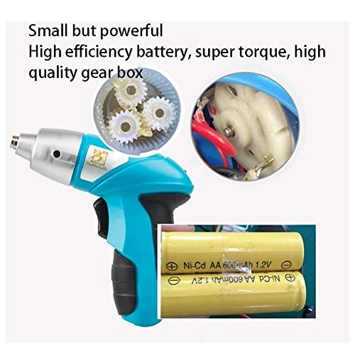 Cordless Electric Screwdriver - 5N·M MAX Rechargeable USB Charging