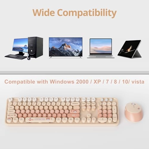 Wireless Keyboard & Mouse Set - US Wireless