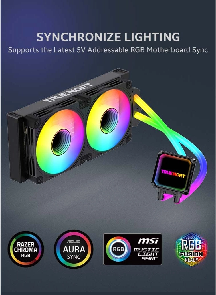 240D ARGB - Dual-Fan 120 x 120 x 25mm