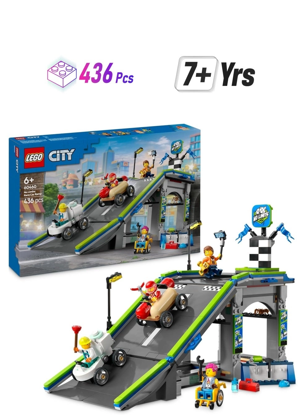 No Limits: Race Car Ramp Track