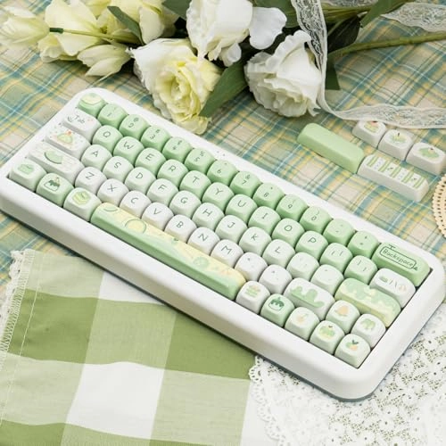 PBT Keycaps - 95 Keys MOA Profile Green