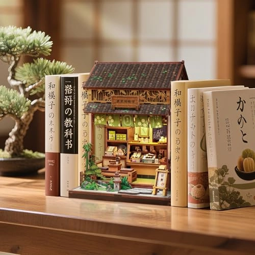 Book Nook - 3D Wooden Puzzle DIY Kit