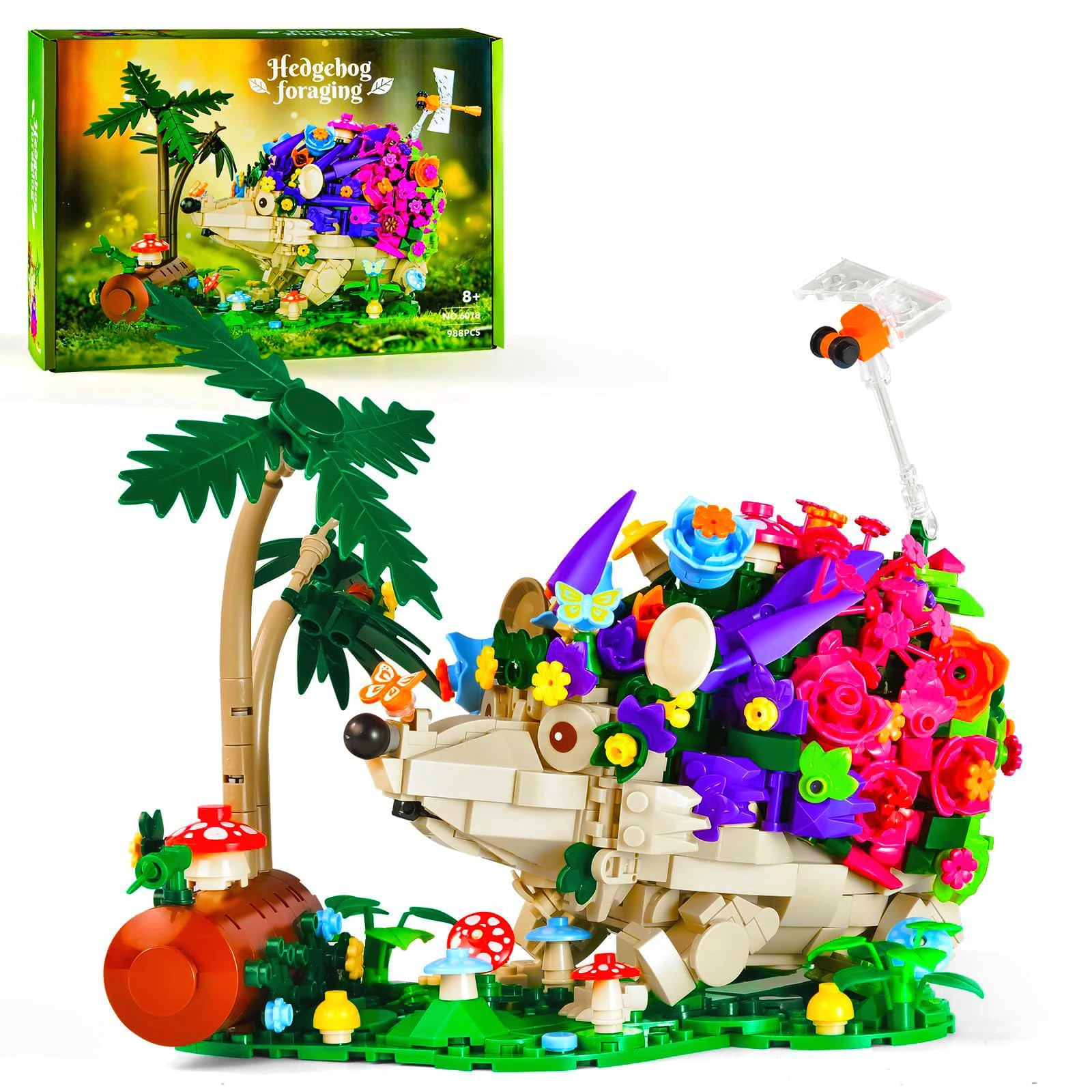 TERRIFI Flowers Hedgehog Building Kits - 988 pcs