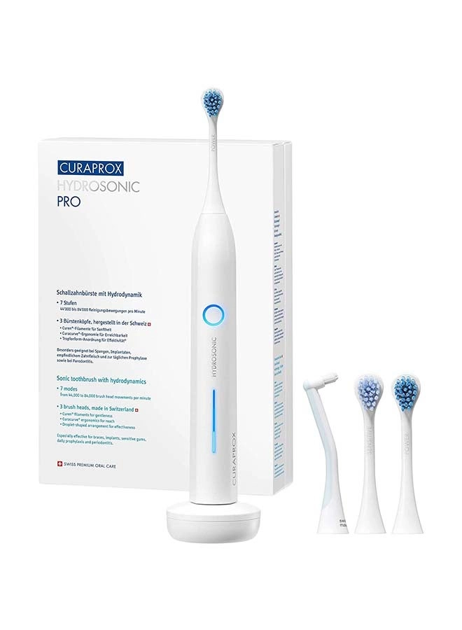 Hydrosonic Pro - 7 Cleaning Levels 22,000 to 42,000 brush strokes per minute Rechargeable