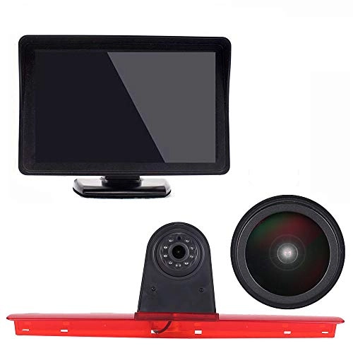 Brake Light Reversing Camera + Rear View Mirror Monitor - Night vision 628 x 586 pixels