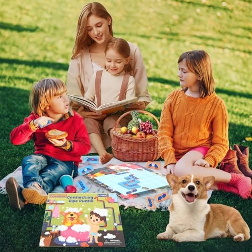 Connecting Pipe Puzzle - 5 years and up 2 pieces