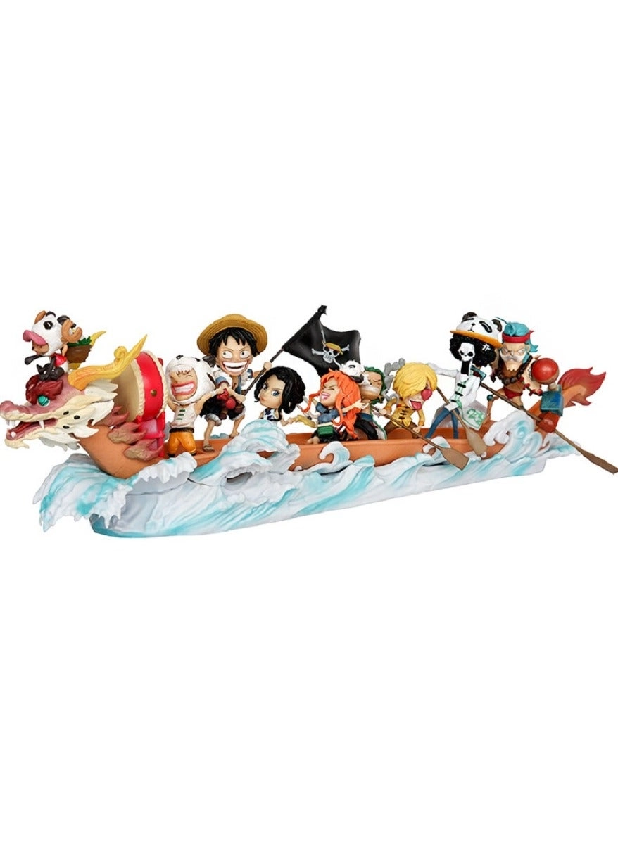 Luffy + Nami + Zoro + Sanji + Brooke + Chopper - One Piece (QQ0046)