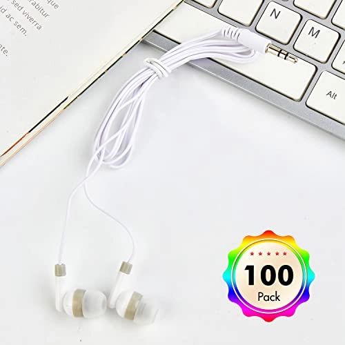 School Headphones Wired Headphone 100 Pack