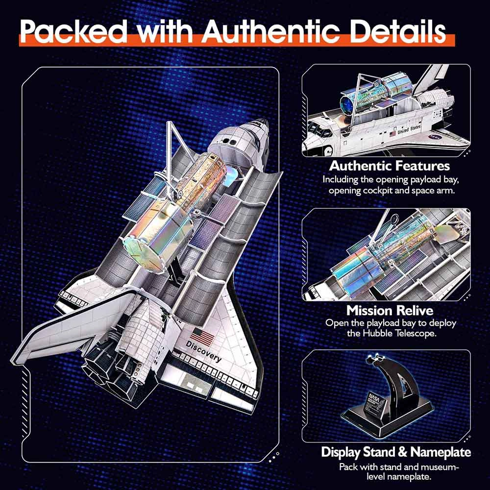 Nasa Discovery 3D Puzzle (ALGT-DS1057H) - 126 pcs