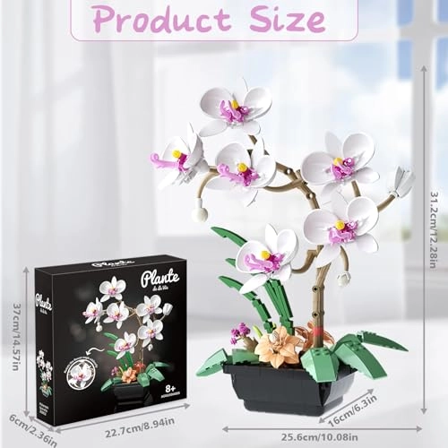 Orchid Flower Building Set - 581pcs Occasion