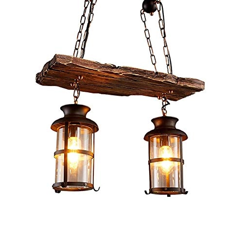 Solid Wood Chandelier - 60cm