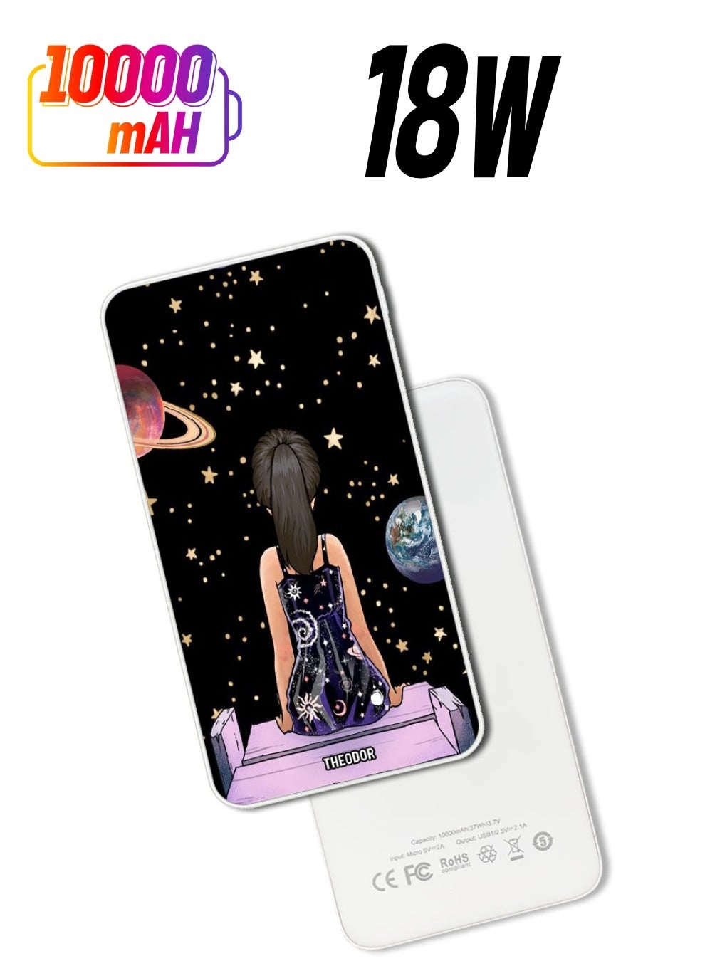 Theodor PPBA207 - 10000 mAh Quick Charging 3.0