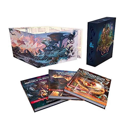 Dungeons & Dragons: Tasha's Cauldron of Everything + Dungeons & Dragons: Xanathar's Guide to Everything + Dungeons & Dragons: Monsters of the Multiverse + Dungeons & Dragons: DM Screen