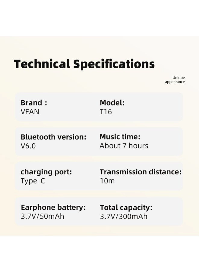 T16 Wireless Earbud