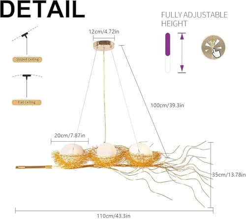 Bird's Nest Chandelier - 1.5m/4.92ft