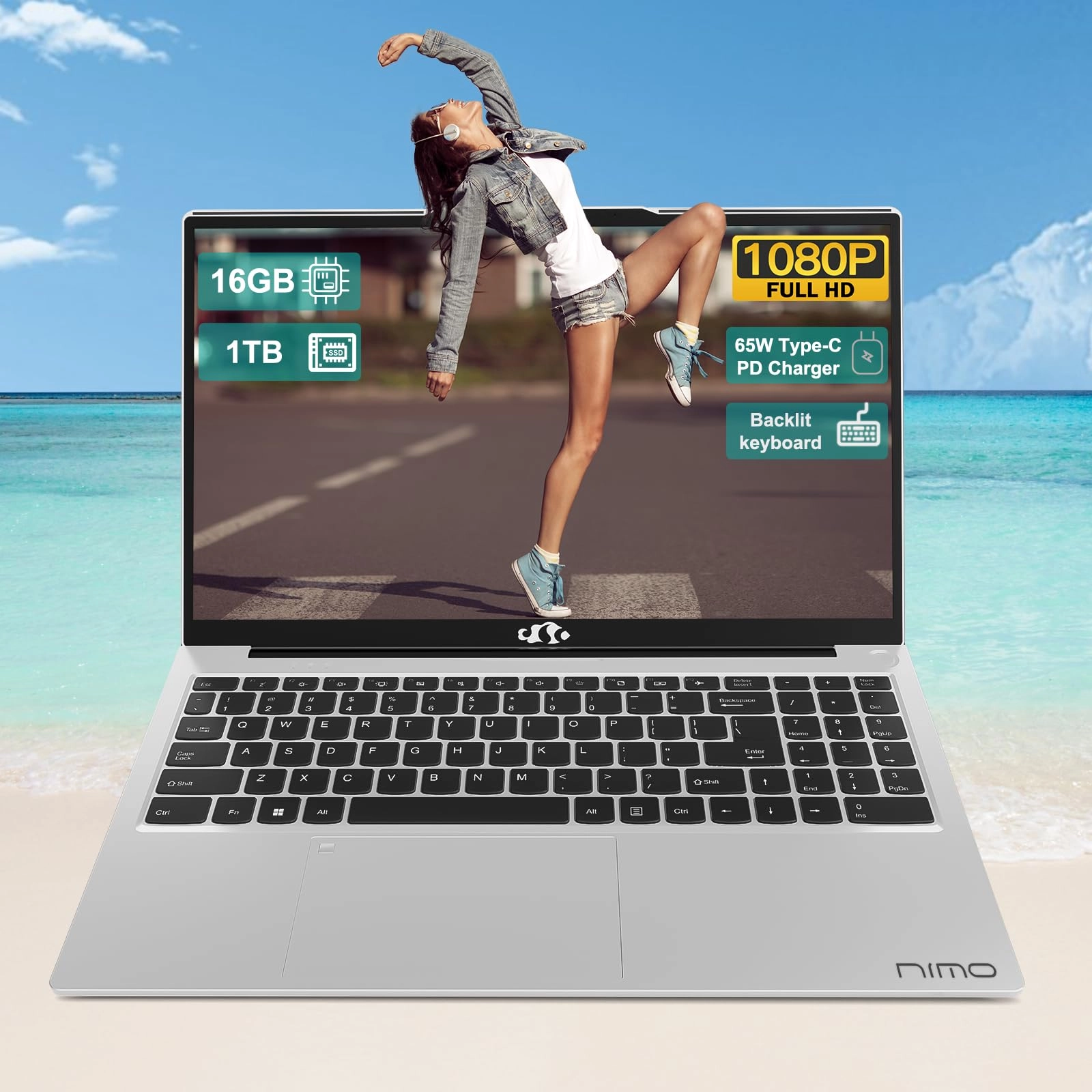 Electronic Nimo S.A. NIMO Student Laptop Nimo - 15.6'' Pentium 16GB DDR4 1TB SSD