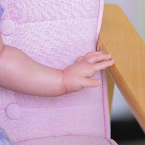 Adelaide Reborn Baby Doll - 60 cm Silicone Vinyl Brown Eyes