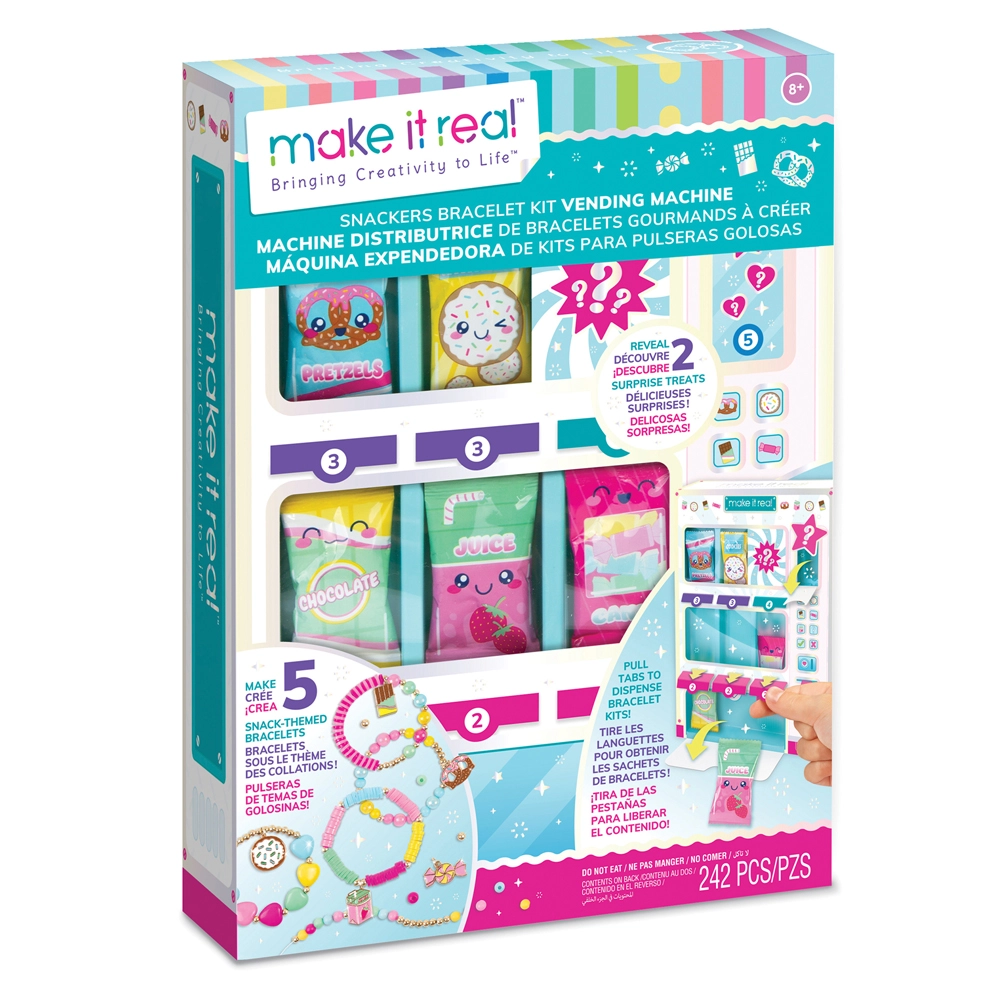 Make it Real Bracelet Snackers Vending Machine - DIY Jewellery Kit