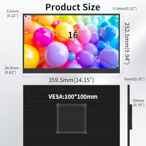 4K Touch Screen - T133F 14" 3840 x 2160