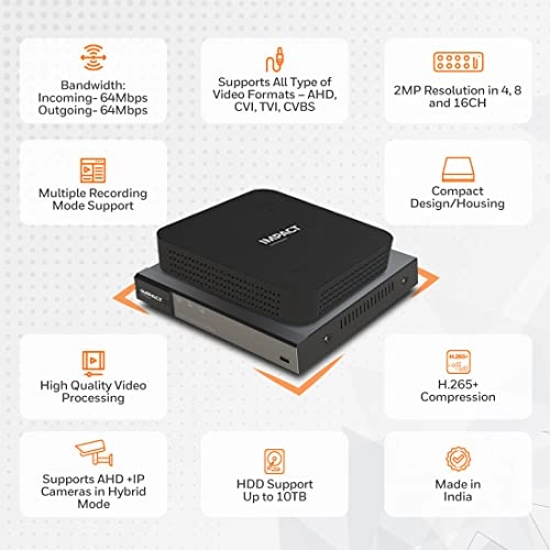 2 MP CCTV KIT - 2 Dome & 6 Bullet 8 channels 1080p