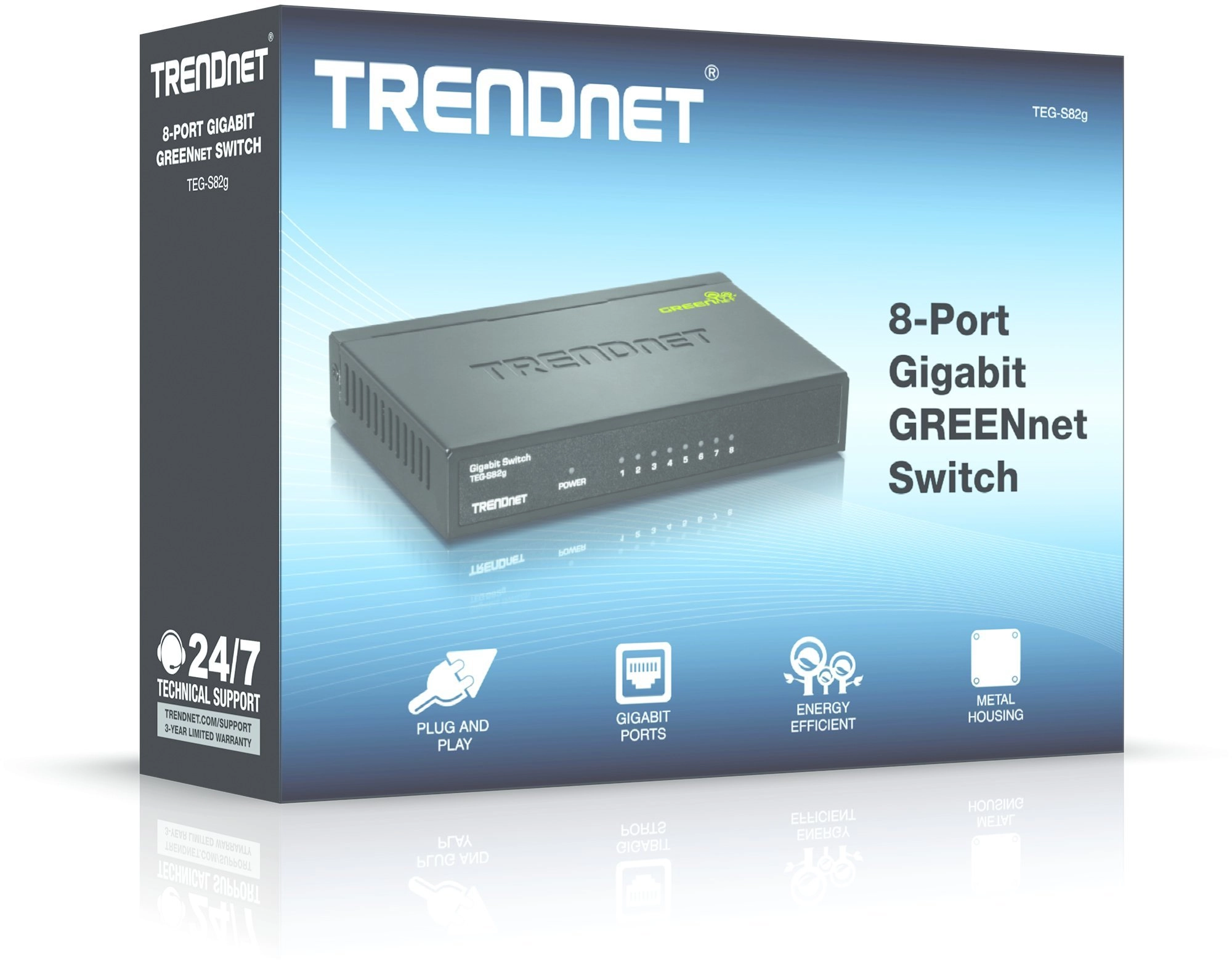 TEG-S82G 8-Ports