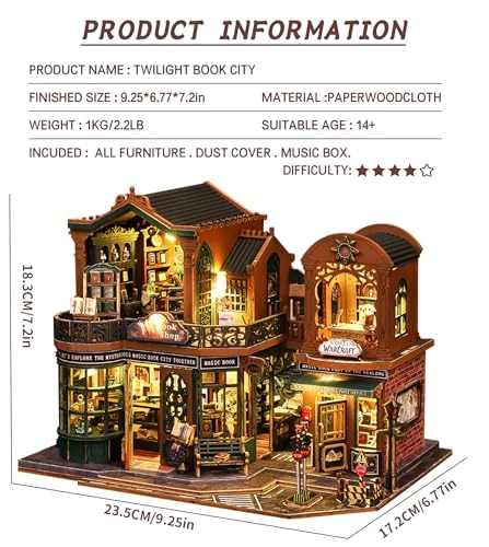 DIY Miniature Dollhouse Kit - 124 scale