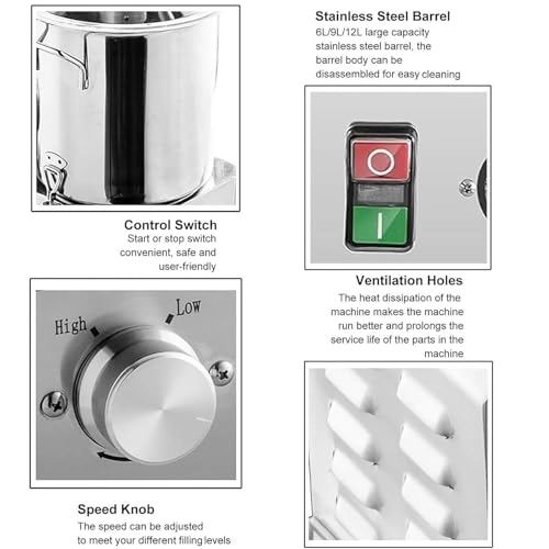Electric Vegetable Chopper - 6L/9L/15L 1200W/1800W