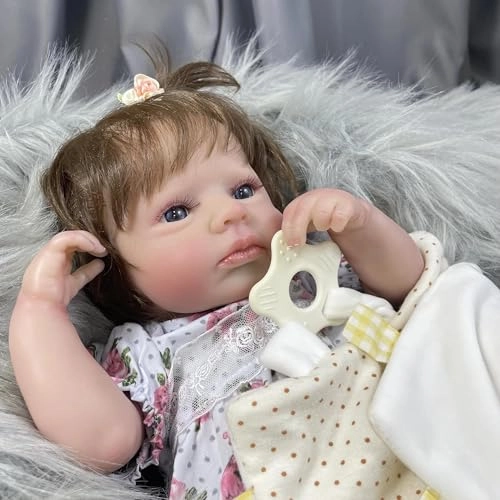 Loulou Reborn Baby Doll - 20 Inch Silicone Full Body Vinyl Ages 3+