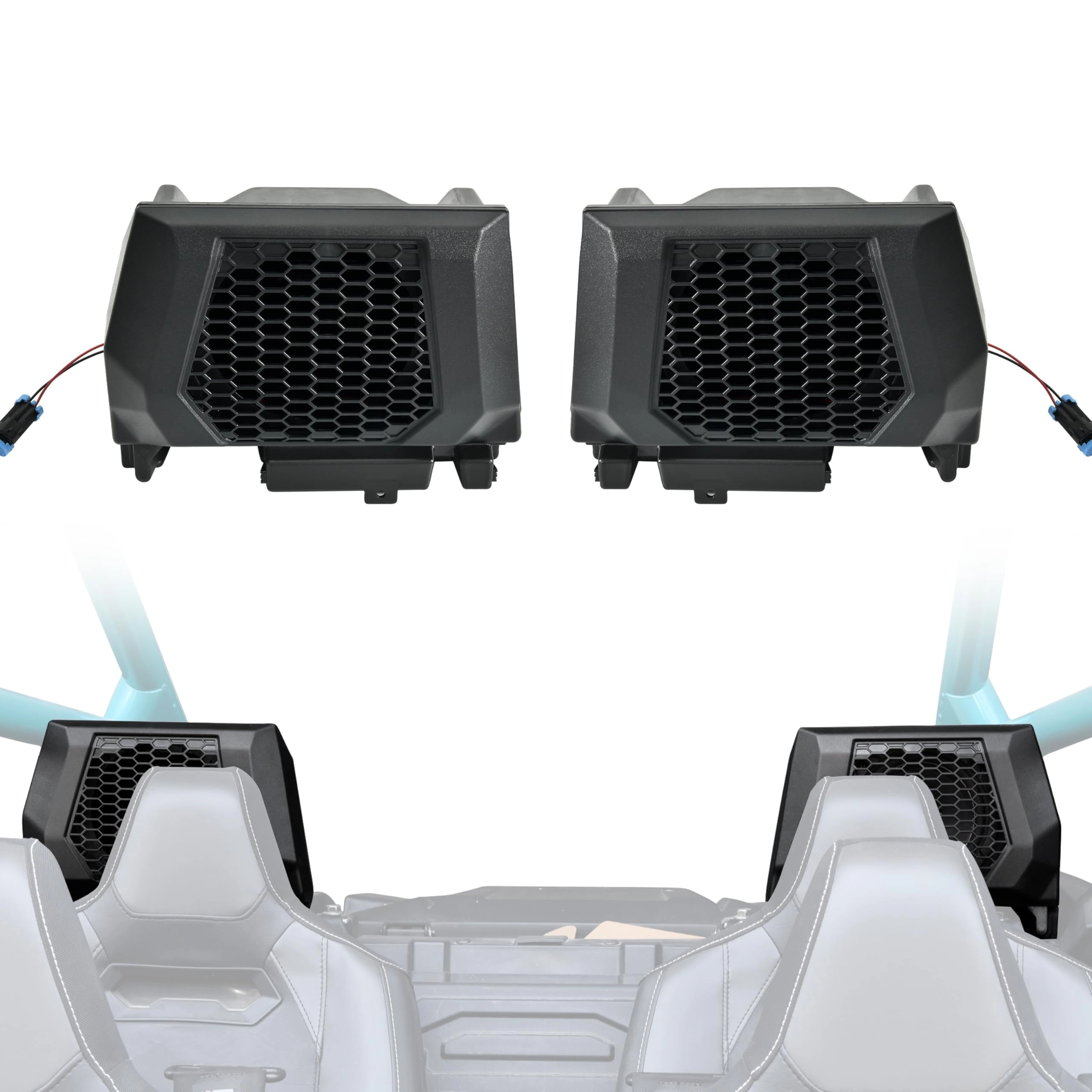 SLORIMOD Rear Speaker Pods - Polaris RZR PRO 2025