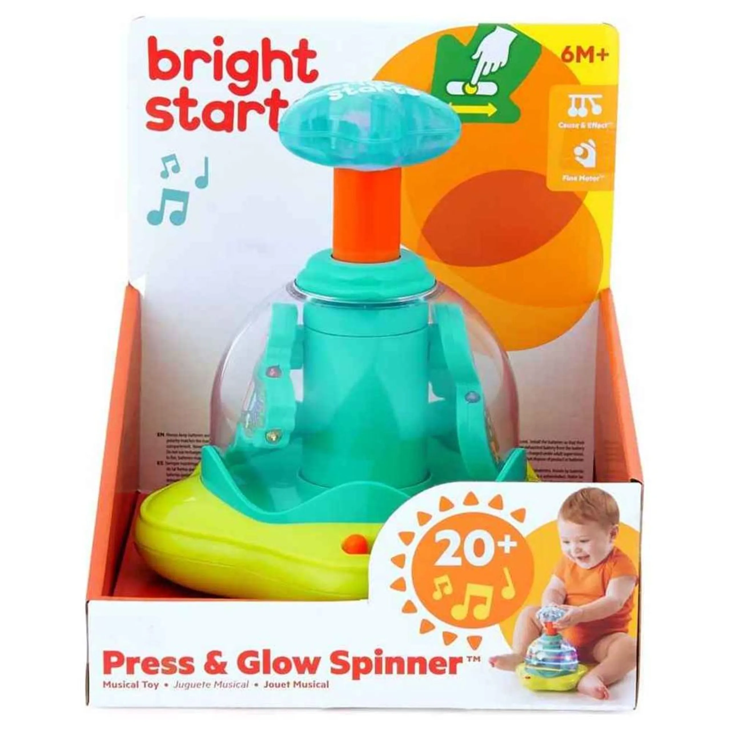 Press and Glow Spinner - 3 Months