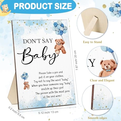 Don't Say Baby - 51 Pcs Baby Shower