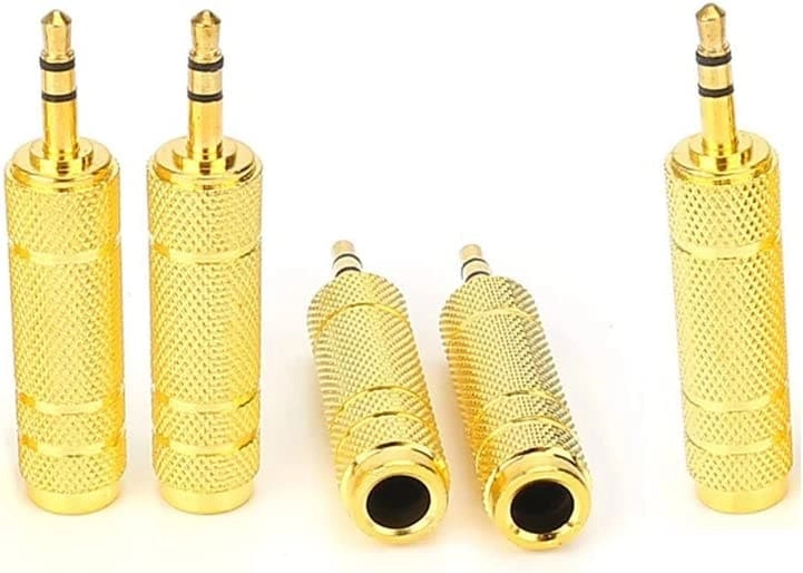 Stereo Headphone Adapter for Headphone, Amp - 5PCS