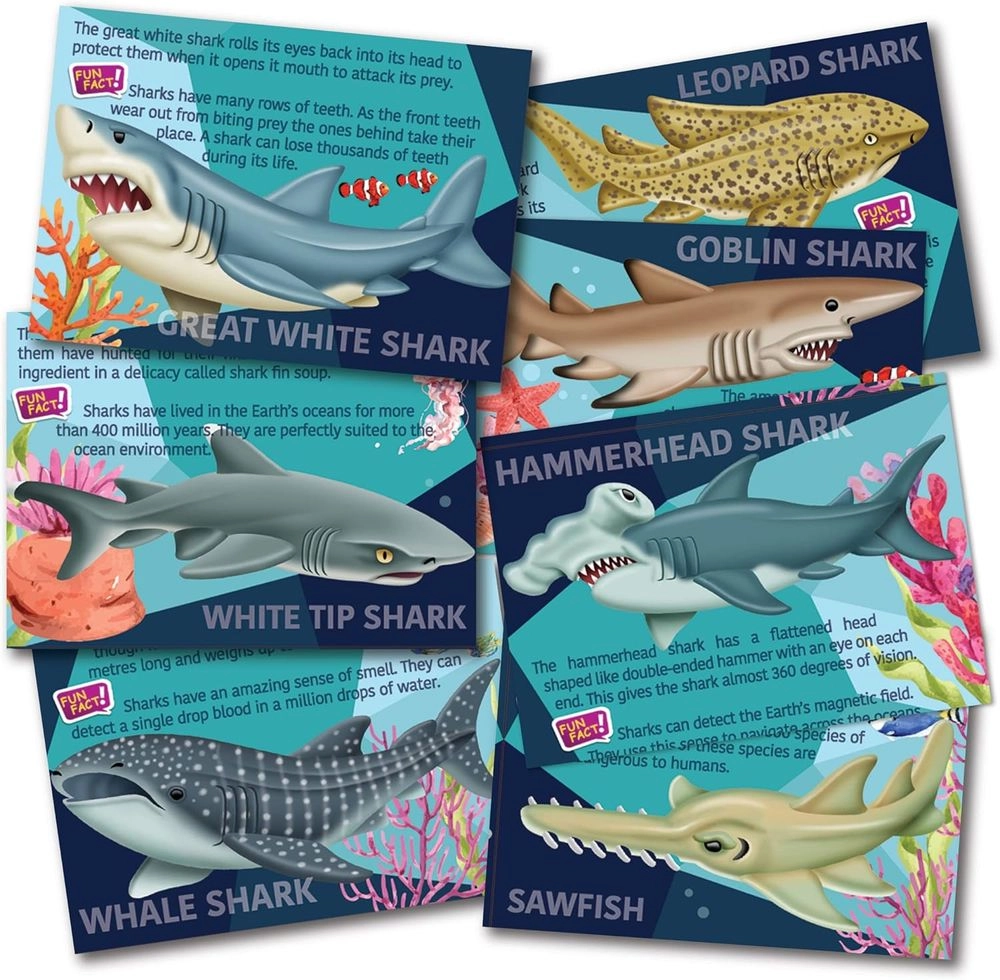 Mould & Paint Glow In The Dark Craft Kit - Sharks