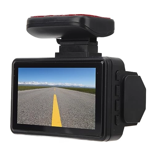 Car Driving Recorder Dual Lens Rotatable Dash Cam - 1080P