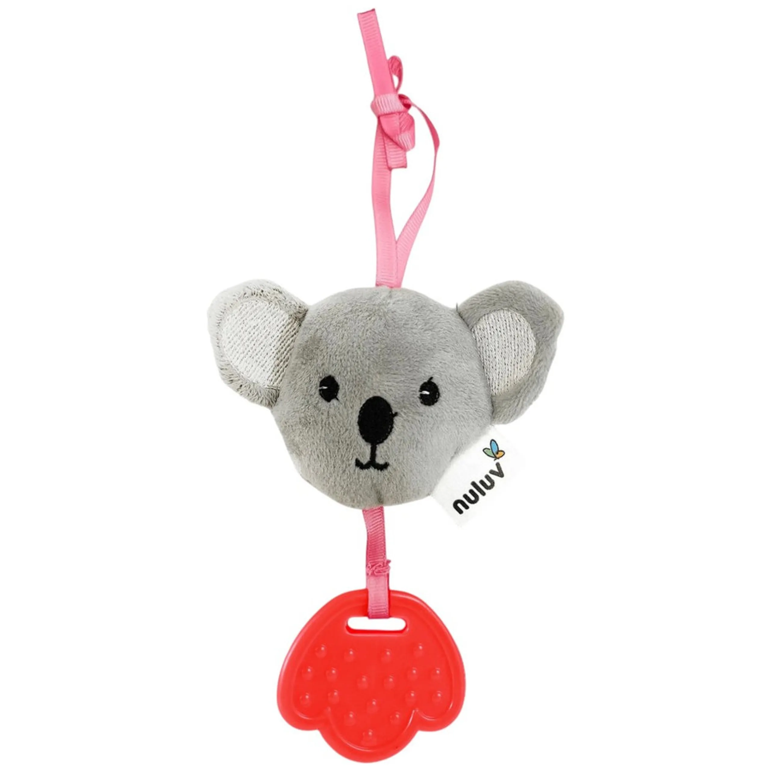 Nuluv Playtime Koala Teether - Silicone Ring Soft Plush