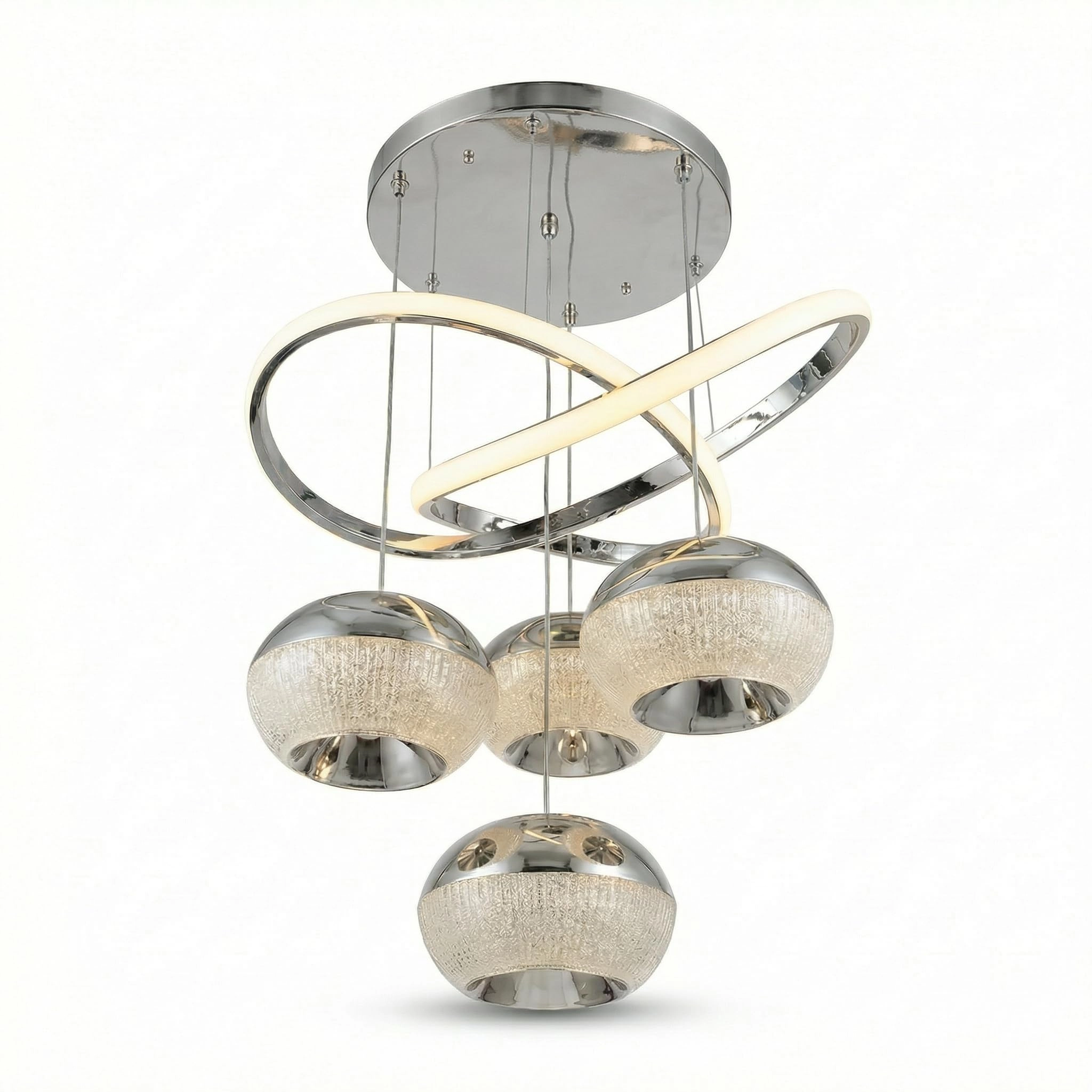 Infinity Ring Chandelier - Dimmable