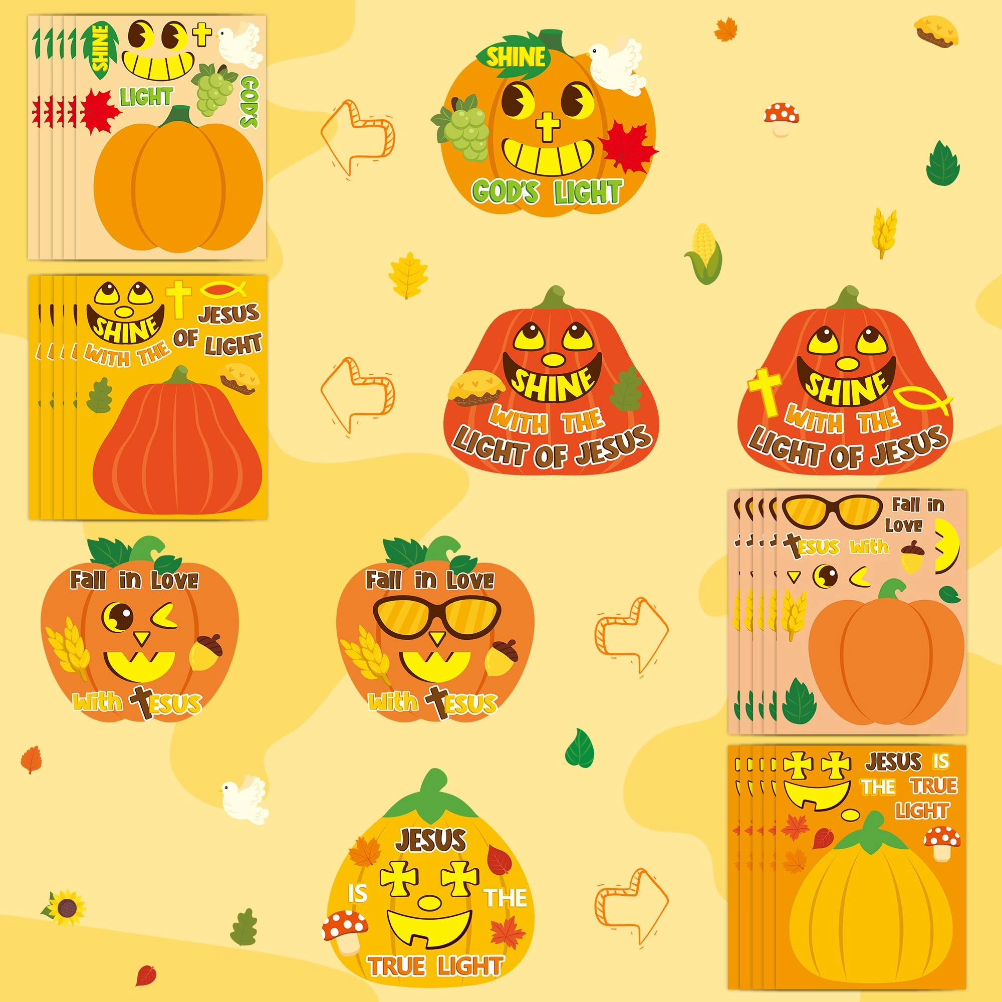 Thanksgiving Sticker Book 40 pcs