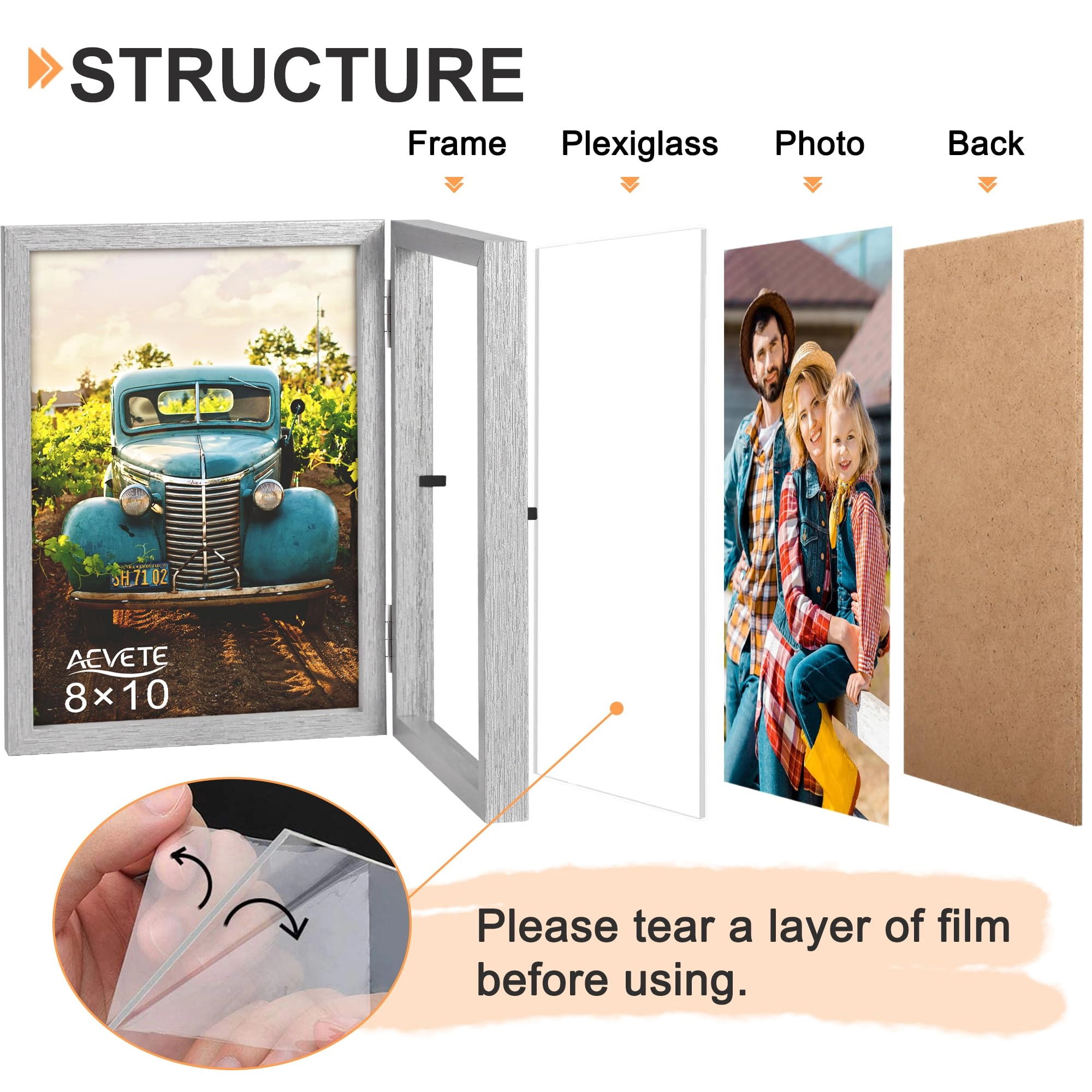 Double Picture Frame - 8x10 2