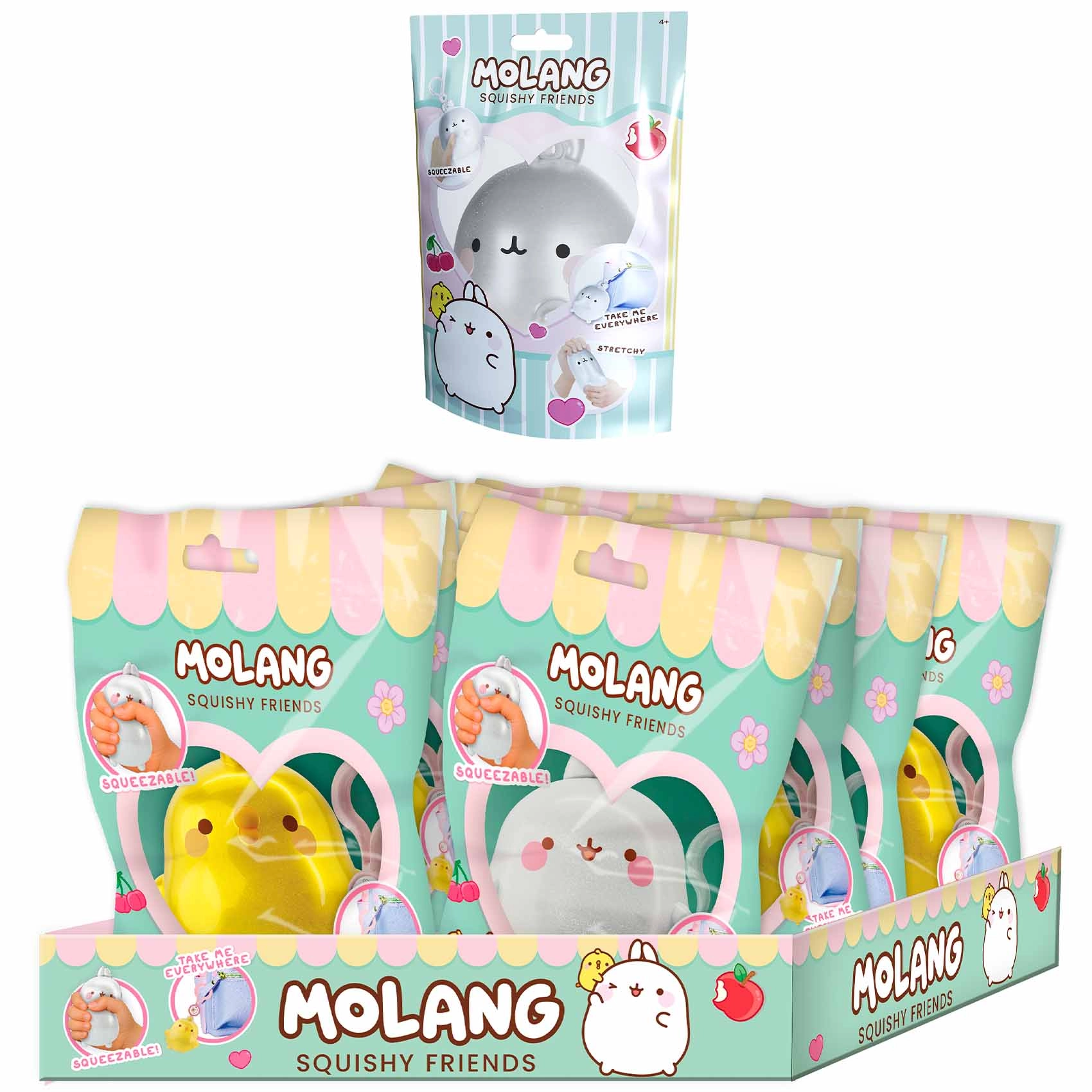 EOLO Molang & Piu Piu Squishy Friends - Blind Bag Collectible