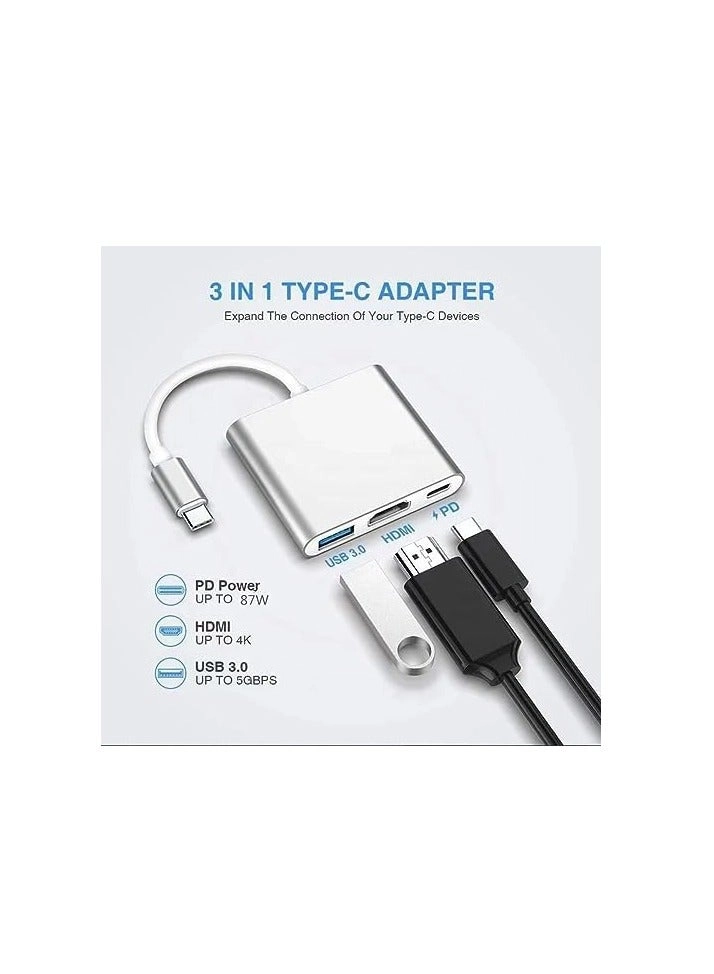 3 in1 USB C Hub