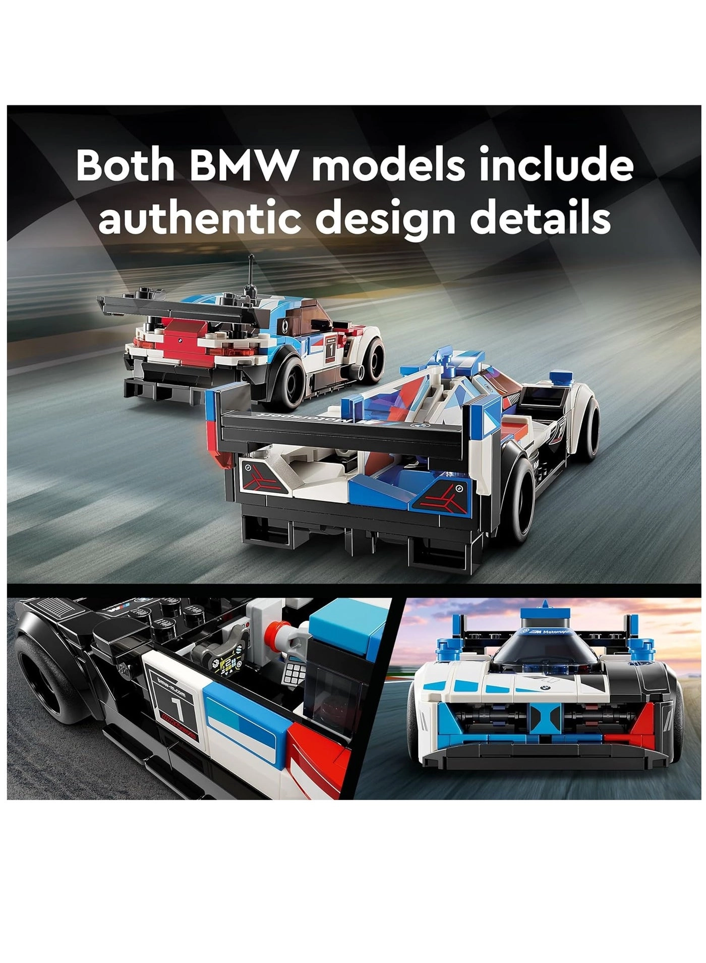 Speed Champions BMW M4 GT3 + Speed Champions BMW M Hybrid V8