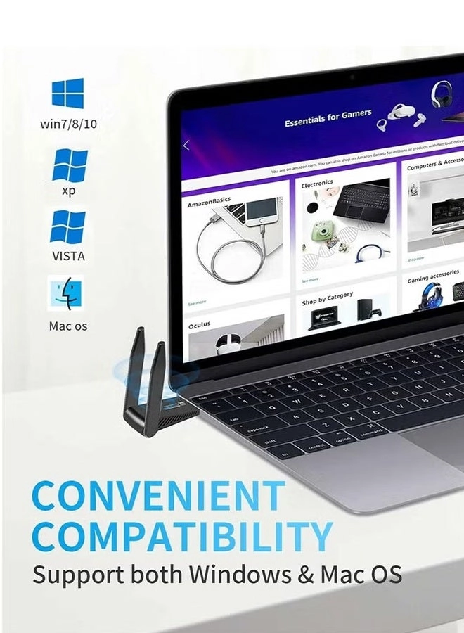 USB WiFi Adapter - Dual Band 2.4/5Ghz USB