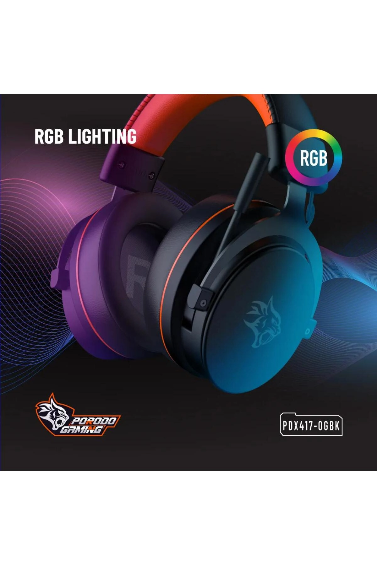 PDX417-OGBK Wired Headphone