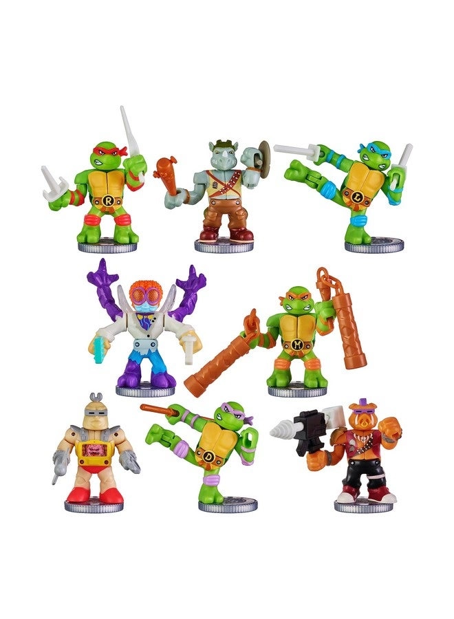 Teenage Mutant Ninja Turtles Mini Battling Warriors Versus Pack - Michelangelo + Bebop 2 pcs