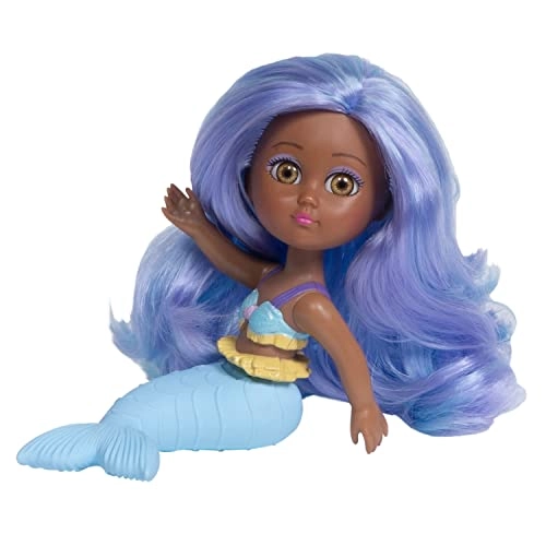 Oceana Mermaid Doll - 7 inches Vinyl Light Purple Hair Ages 3+