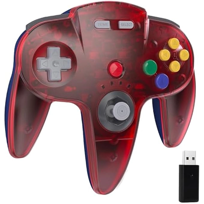 rayihni WIRELESS SWITCH N64 CONTROLLER - KLARROT switch switch online Windows PC iOS mac Raspberry Pi