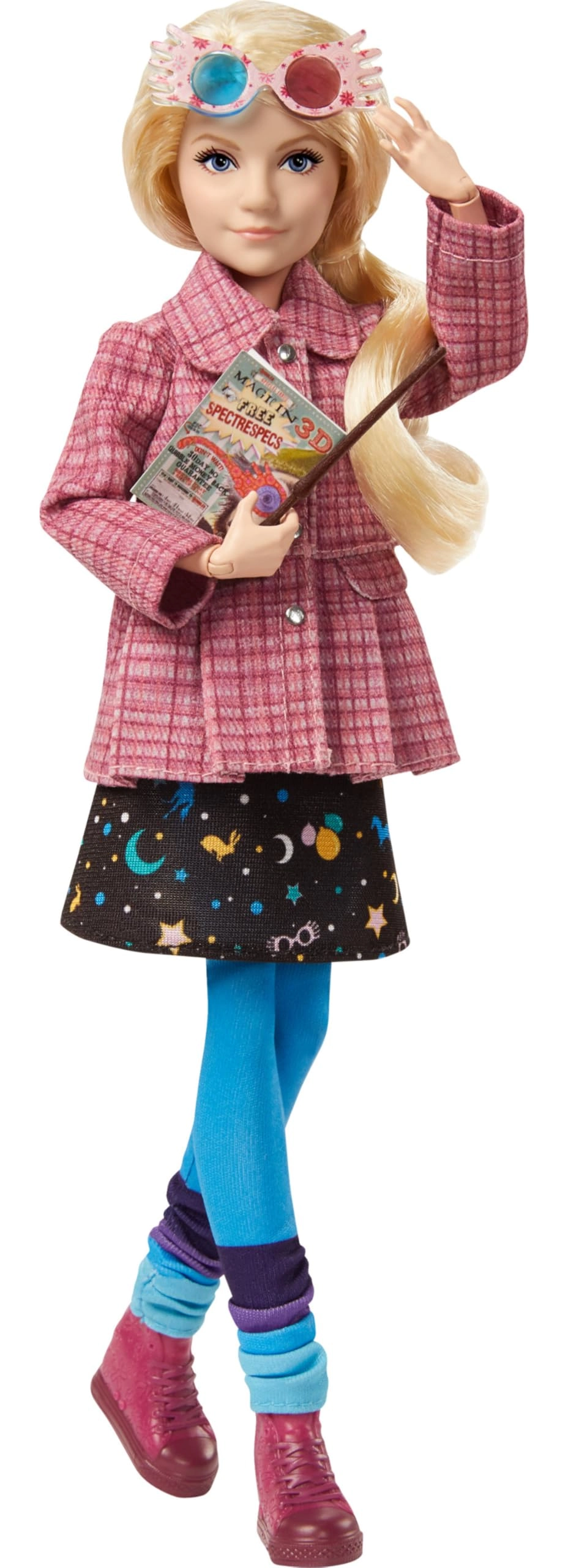 Mattel Luna Lovegood Collectible Doll - Approx. 25 cm Spectrespecs Quibbler Wand Ages 6+